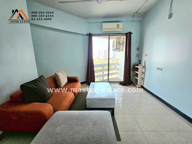 CONDO EVERGREEN VIEW TOWER ห้องใหญ่ 60 ตรม. ซ.บางนา-ตราด 56 ใกล้ตึกเนชั่น ขาย + ให้เช่า พร้อมแอร์ + เฟอร์นิเจอร์ครบ