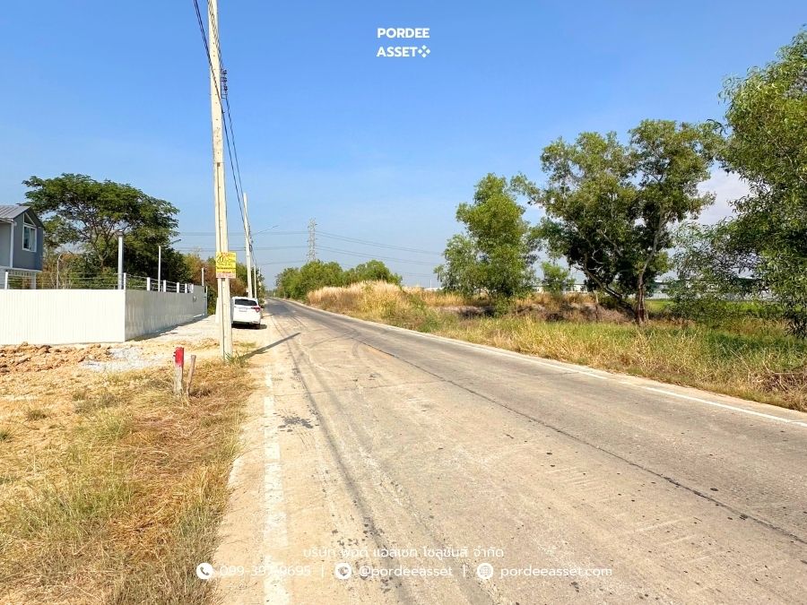 ที่ดินถมแล้ว 60 ตร.ว. แปลงสวยติดถนน น้ำไฟพร้อม ใกล้บิ๊กซีไทรน้อย ซื้อไว้ลงทุน/ปลูกบ้าน/สร้างบ้านขาย กำไรตั้งแต่ซื้อ คลองขวาง, ไทรน้อย, นนทบุรี