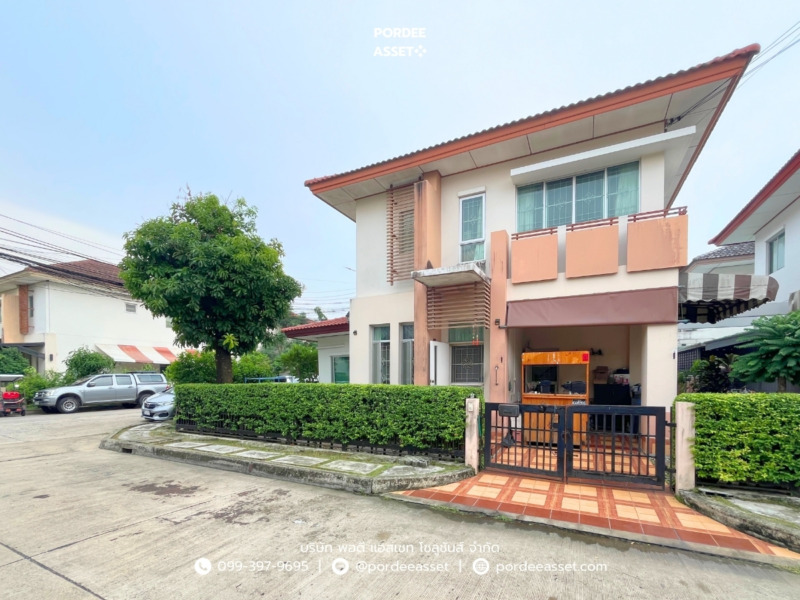 บ้านพร้อมพัฒน์กรีนโนวา รามอินทรา (ขนาด 44 ตร.วา) ซ.หทัยราษฎร์ 39 ถ.ปัญญาอินทรา คลองสามวา ใกล้ซาฟารีเวิลด์ : Baan Promptpat Greennova Ramindra