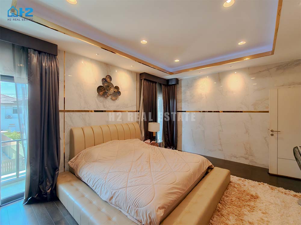 ขาย บ้านเดี่ยว 2 ชั้น หลังมุม บุราสิริ ราชพฤกษ์-345 (Burasiri Ratchaphruek-345) ตกแต่งไสตล์ Modern Luxury Marble หรูหราสุดๆ หิ้วกระเป๋าเข้าอยู่ได้เลย