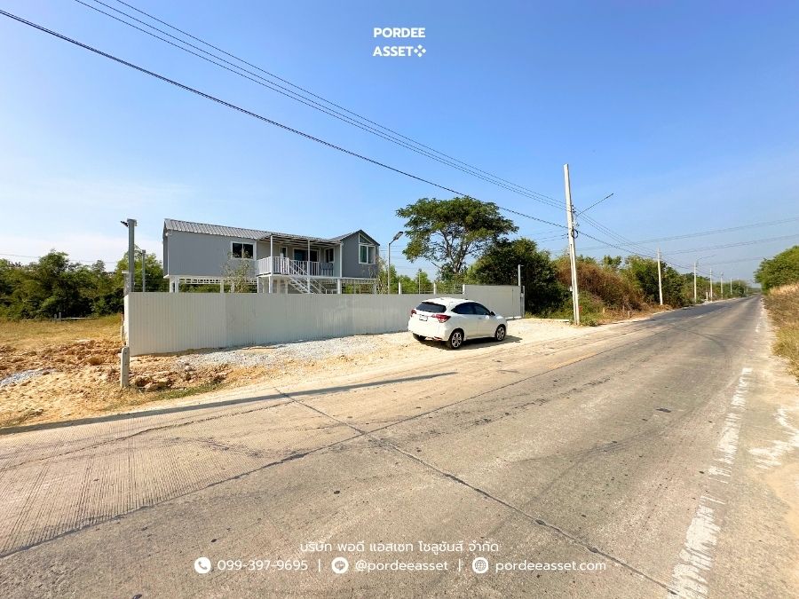 ที่ดินถมแล้ว 60 ตร.ว. แปลงสวยติดถนน น้ำไฟพร้อม ใกล้บิ๊กซีไทรน้อย ซื้อไว้ลงทุน/ปลูกบ้าน/สร้างบ้านขาย กำไรตั้งแต่ซื้อ คลองขวาง, ไทรน้อย, นนทบุรี