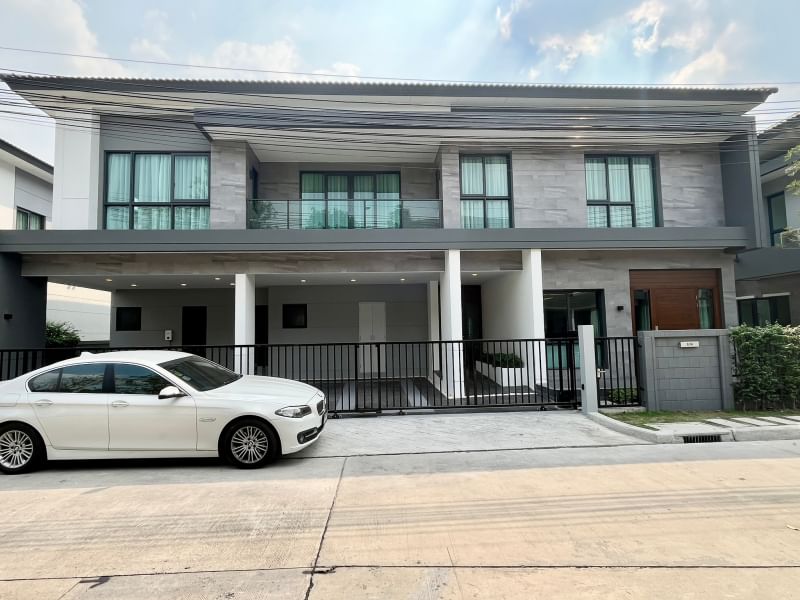 The City ติวานนท์ – งามวงศ์วาน ใกล้ MRTสถานีสนามบินน้ำและทางด่วนศรีรัช บ้านเดี่ยวหลังใหญ่ บ้านใหม่ยังไม่เคยเข้าพักอาศัย