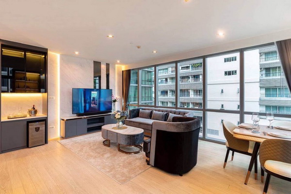 [ให้เช่า] FOR RENT THE ROOM SUKHUMVIT 21 / 2 bedrooms 3 Bathrooms / 128 Sqm. Duplex **130,000** LUXURIOUS CONDO CLOSE TO BTS ASOKE