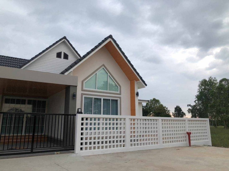 1 หลังสุดท้าย!! บ้านเดี่ยวชั้นเดียวสร้างใหม่ ทำเลทอง อ.เมือง จ.กาฬสินธุ์ ใกล้โลตัส โรงเรียน โรงพยาบาลฯ