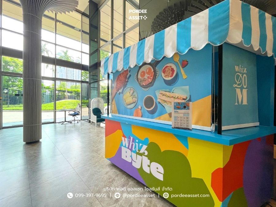 ขาย!! วิสซ์ดอม สเตชั่น รัชดา-ท่าพระ (ขนาด 28 ตร.ม.) ถ.รัชดาภิเษก ธนบุรี กทม.: Whizdom Station Ratchada-Thapra