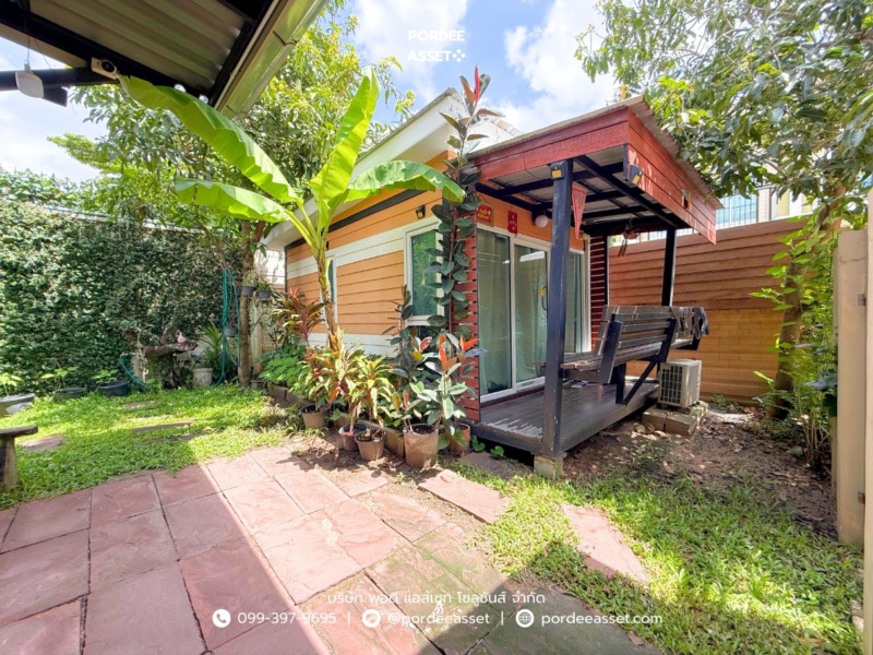 ขายบ้านเดี่ยว ภัสสรเพรสทีจ รังสิต-คลอง2 (หลังริม ขนาด 58 ตร.ว.) ธัญบุรี ปทุมธานี : Passorn Prestige Rangsit – Klong 2