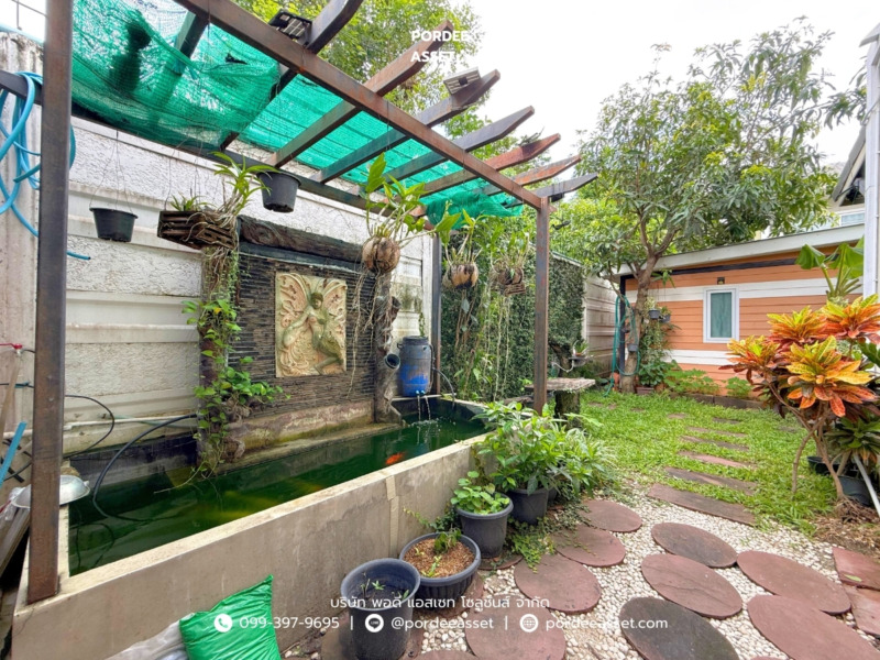 ขายบ้านเดี่ยว ภัสสรเพรสทีจ รังสิต-คลอง2 (หลังริม ขนาด 58 ตร.ว.) ธัญบุรี ปทุมธานี : Passorn Prestige Rangsit – Klong 2