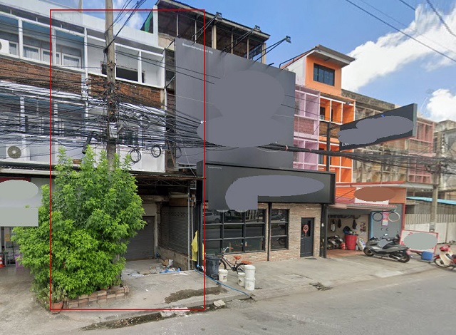 แม่น้ำบางปะกง เซ็นทรัล ฉะเชิงเทรา 2.8 กม. ขาย-เช่าอาคารพาณิชย์ 3.5 ชั้น ปรับปรุง ทาสีใหม่ 24 ตร.วา.300 ตร.ม.3 นอน 2 น้ำ