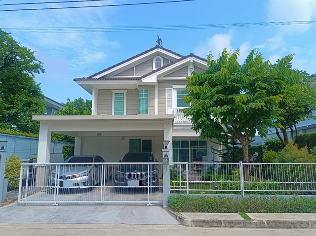 บ้านเดี่ยว สีวลี ศรีนครินทร์-ร่มเกล้า บ้านสวยพร้อมอยู่ บ้านเดี่ยว 2 ชั้น สไตล์ Cottage
