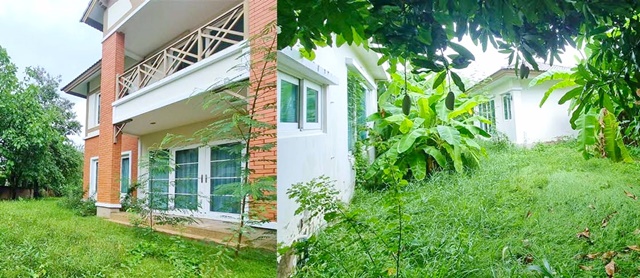 ที่ดินเท่ากับบ้านเดี่ยว 4หลัง 6นอน ใหญ่สุด ลัดดารมณ์ เพียวเพลส ราชพฤกษ์ คฤหาสน์ 2หลัง MRT ปากเกร็ด 2ชั้น 198ตร.วา. 444ตร