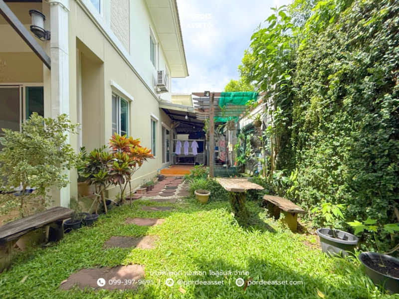 ขายบ้านเดี่ยว ภัสสรเพรสทีจ รังสิต-คลอง2 (หลังริม ขนาด 58 ตร.ว.) ธัญบุรี ปทุมธานี : Passorn Prestige Rangsit – Klong 2