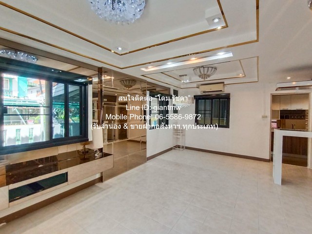 townhouse ขายทาวน์โฮม 2 ชั้น (หลังมุม: รีโนเวท และต่อเติมแล้ว) ซ.ประชาอุทิศ 90 34.20 ตร.ว. 3 น 2 น้ำ 2 จอดรถ ราคา 2,317,