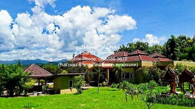 พื้นที่ดิน ขายบ้านสวนสไตล์รีสอร์ตบาหลี แม่แตง จ.เชียงใหม่ (ติดถนนหลัก และด้านหลังติดคลองธรรมชาติ) 5-2-46 ไร่ ราคา 22 ล้า