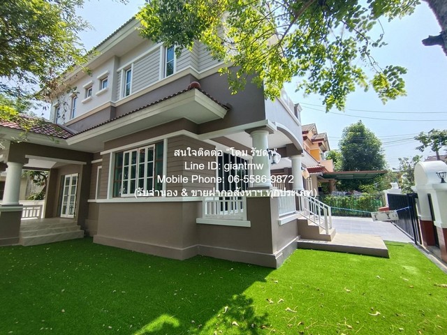 บ้าน ขายบ้านเดี่ยว 2 ชั้น รีโนเวทแล้ว ในหมู่บ้าน ถ.รังสิต-นครนายก คลอง 2 72.20 ตร.ว. (ใกล้ฟิวเจอร์พาร์ค รังสิต) ราคา 5.4