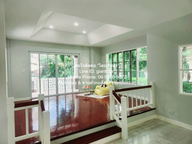 บ้าน ขายบ้านเดี่ยว 2 ชั้น รีโนเวทแล้ว ในหมู่บ้าน ถ.รังสิต-นครนายก คลอง 2 72.20 ตร.ว. (ใกล้ฟิวเจอร์พาร์ค รังสิต) ราคา 5.4
