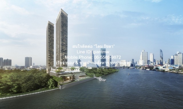 Condominium Chapter Charoennakhorn-Riverside 79 ตาราง.เมตร 70000 THAI BAHT พร้อมให้คุณเป็นเข้าจอง