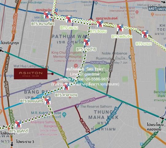 ห้องชุด แอชตัน จุฬา-สีลม ashton chula – silom 1Bedroom 22000 บาท BIG SALE!!