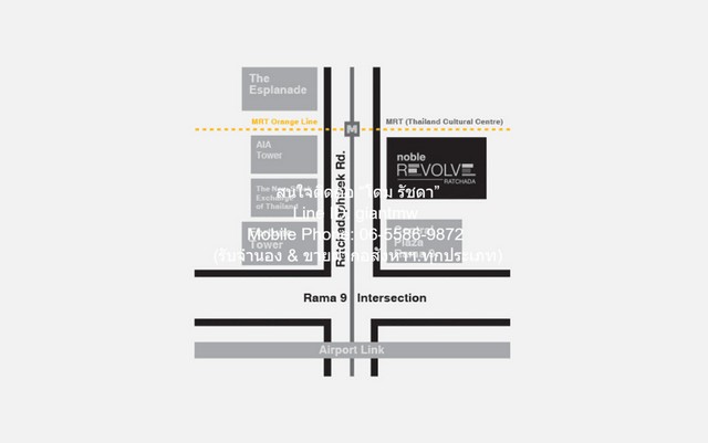 Condo. Noble Revolve Ratchada 54square meter 2 BR 2 น้ำ 32000 BAHT ใกล้ MRT ศูนย์วัฒนธรรมแห่งประเทศไทย โลเคชั่นดี เป็นคอ