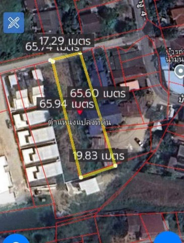 ขายที่ดินตัวเมืองพนัสนิคม บนเนื้อที่ 287 ตรว.เหมาะสำหรับ:ปลูกบ้าน, หอพัก, บ้านจัดสรร, แบ่งล็อค