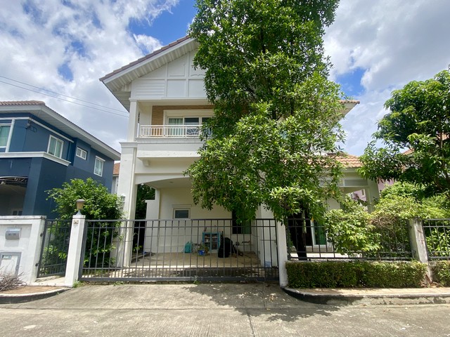 บ้านเดี่ยว เพอร์เฟค เพลส ราชพฤกษ์ เฟส 1 บ้านพร้อมอยู่ พื้นที่สวนกว้าง