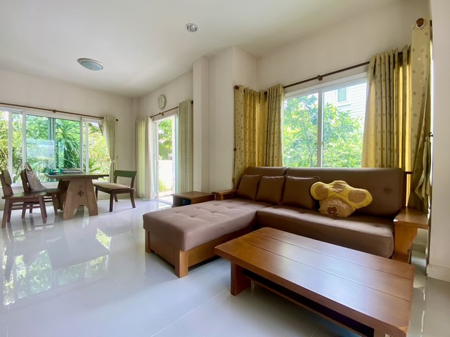 บ้านเดี่ยว เพอร์เฟค เพลส ราชพฤกษ์ เฟส 1 บ้านพร้อมอยู่ พื้นที่สวนกว้าง