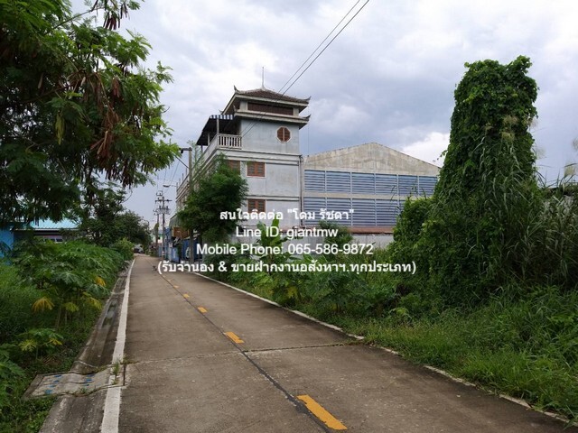 ให้เช่าโกดัง (โรงงาน) พร้อมสำนักงาน (มี ใบ ร.ง.4) 0-2-48 ไร่ (บางเสาธง, จ.สมุทรปราการ)