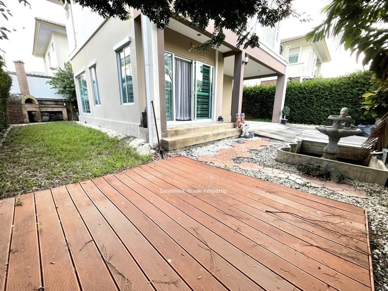 LM25-0060 ขายบ้านเดี่ยว ใกล้ทางด่วนศรีสมาน ม.ภัสสร26 ราชพฤกษ์345 ติวานนท์ 3นอน 3น้ำ ทำเลดี เดินทางสะดวก