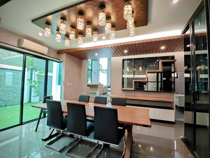 ขายบ้านเดี่ยวหลังมุม 3 ชั้น เนอวานา บียอนด์ เกษตร-นวมินทร์ บ้านสวยตกแต่งพร้อมอยู่ บึงกุ่ม กรุงเทพ.