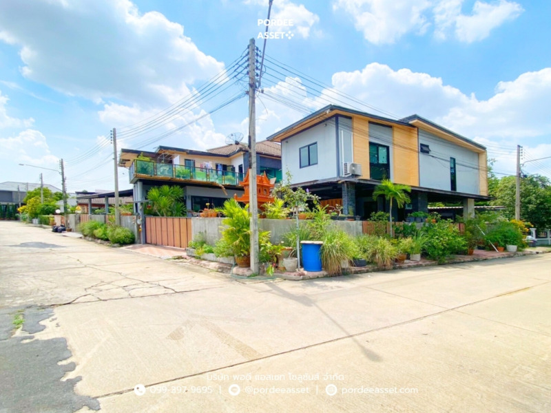 ขาย!!บ้านฟ้าลากูน คลอง1 รังสิต-นครนายก44 (หลังมุม 122 ตร.ว. 6 นอน 6 น้ำ 6 จอด)  รังสิต ปทุมธานี  :Baan Farlakool Klong1
