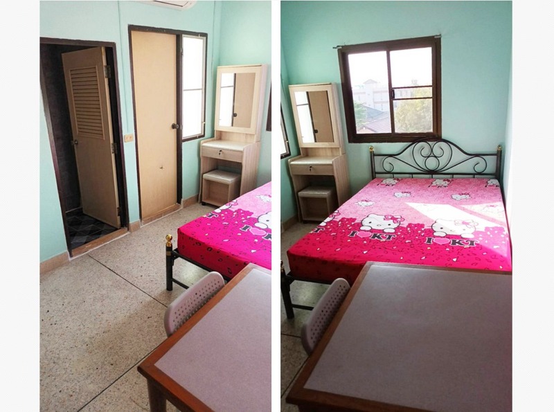 หอพักสตรีแคมป์ปัส ตรงข้ามมหาลัยรังสิต เริ่ม 3,000 บาท ห้องแอร์ wifi ห้องน้ำในตัว เฟอร์ครบ