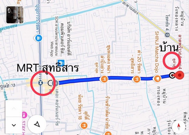 ให้เช่าบ้านเดี่ยว 1 ชั้น 50 ตรว. 3 ห้องนอน ย่านรัชดา ใกล้ MRT สุทธิสาร