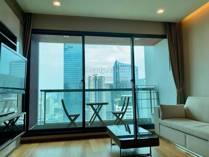 R68-01-008 ให้เช่าคอนโด THE ADDRESS สาทร ห้องขนาด 52 ตรม 1นอน 1น้ำ อุปกรณ์ เฟอร์นิเจอร์ ครบ พร้อมเข้าอยู่