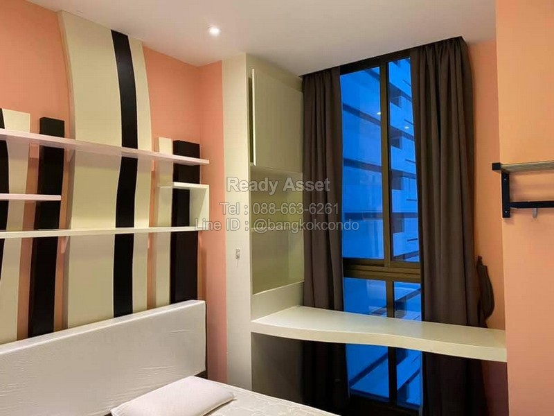 R68-04-001 ให้เช่าคอนโด ไอดีโอ สาทร ตากสิน ติด BTSกรุงธนบุรี ขนาด 36.13 ตรม 1นอน 1น้ำ ชั้น 18 วิวสระว่ายน้ำ