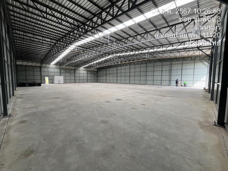 ให้เช่าโกดัง 875 ตรม. ซอยวัดสามง่าม บางบัวทอง รถคอนเทนเนอร์ เข้า-ออกสะดวก