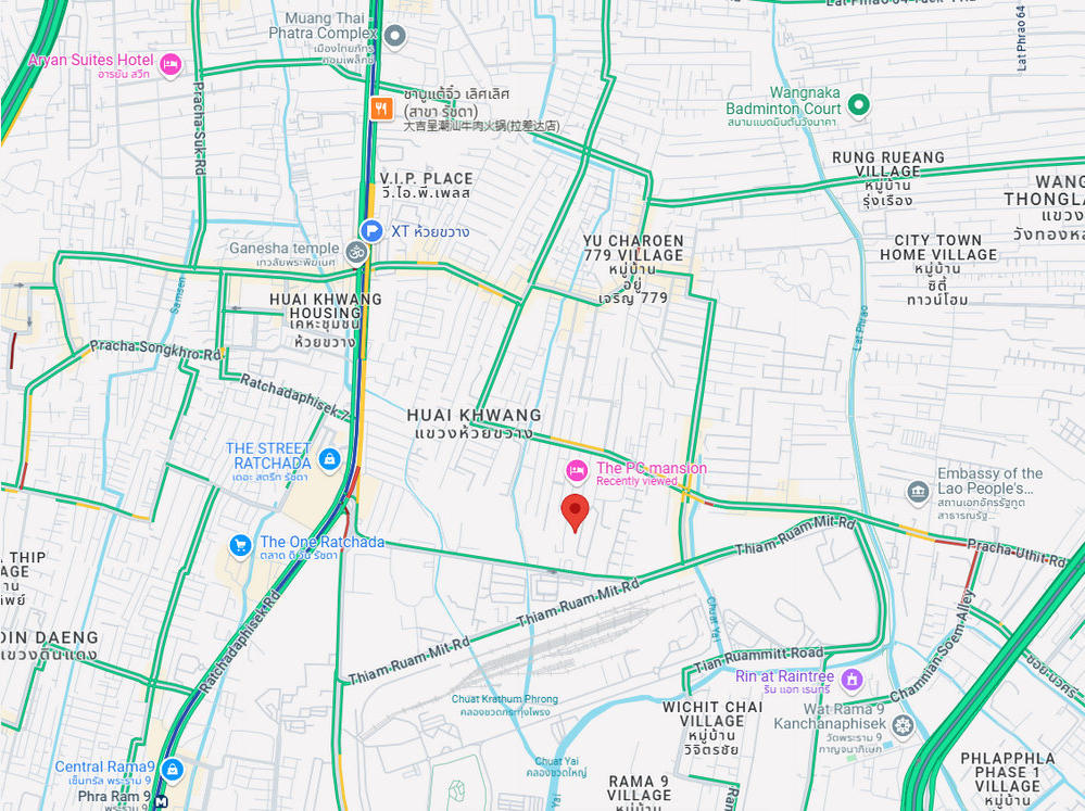 ขายที่ดินเปล่า 105 ตารางวา ซอยประชาอุทิศ 22 เขตห้วยขวาง ใกล้ MRT ห้วยขวาง