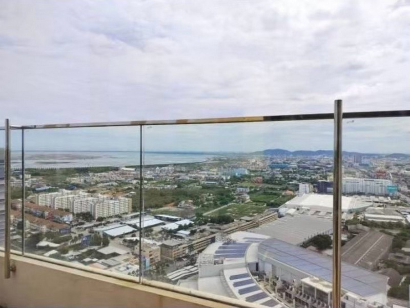 Infinity One Condo ติดเซ็นทรัล ชลบุรี 55 ตรม. 2 นอน 2 น้ำ ชั้น21 วิวทะเล ตกแต่งครบ
