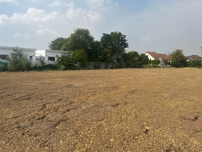ขายที่ดินจัดสรร ถมแล้ว 7 แปลง ในโครงการหมู่บ้านสวนเกษตรไผ่ขวาง