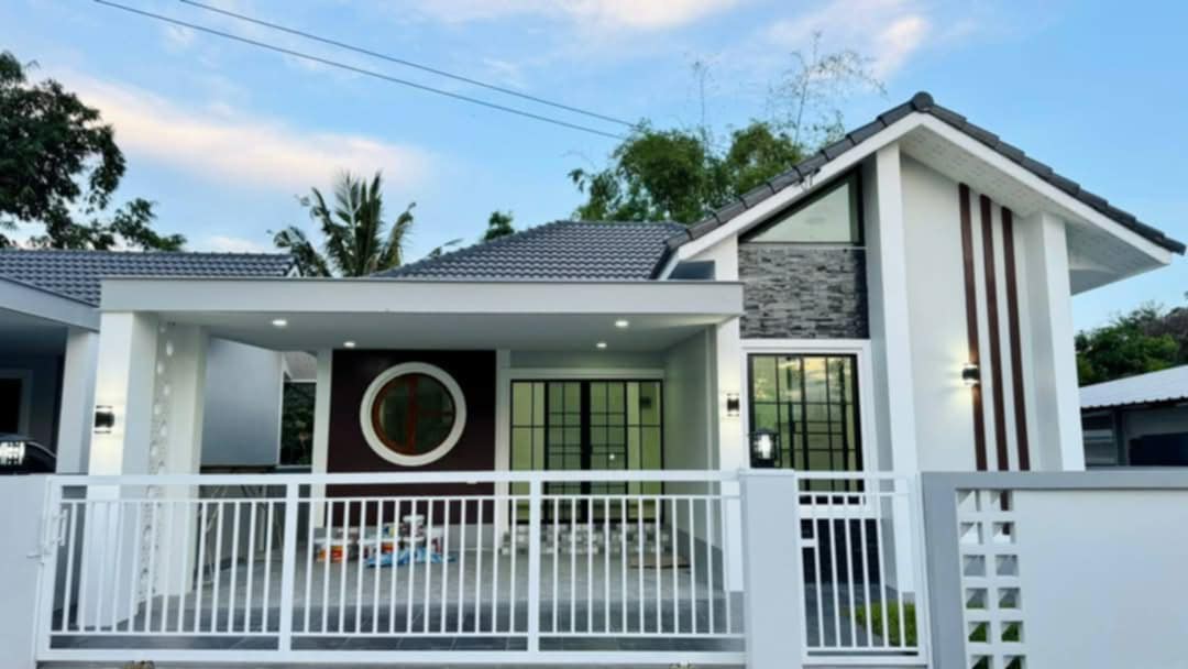 #บ้านสร้างใหม่ โซนสันผักหวาน อ.หางดง ทำเลดี เดินทางสะดวก ใกล้ห้าง ใกล้สนามบิน