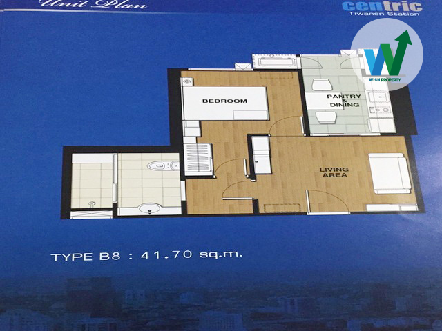คอนโด High Rise ทำเลดี ติด MRT ติวานนท์ เดินเพียง 100 เมตร ถึงสถานี Centric Tiwanon Station