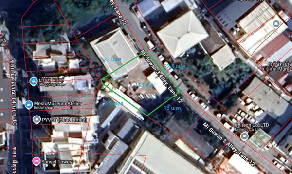 ขายที่ดินเปล่า 113 ตร.ว. ซอยมีสุวรรณ 3 แยก 12 สามารถเดินถึงสถานีรถไฟฟ้าอ่อนนุช และพระโขนง Tel 080 9076222