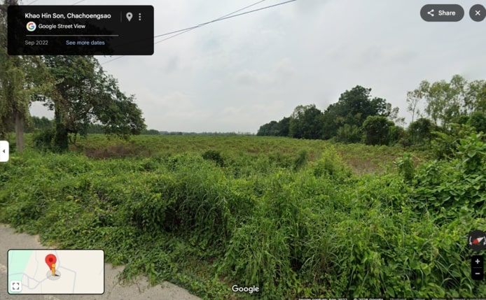 ขายที่ดิน พนมสารคาม ฉะเชิงเทรา 97-3-12 ไร่ 3.8 กม.จากถนน304 ไร่ละ 1 ล้าน