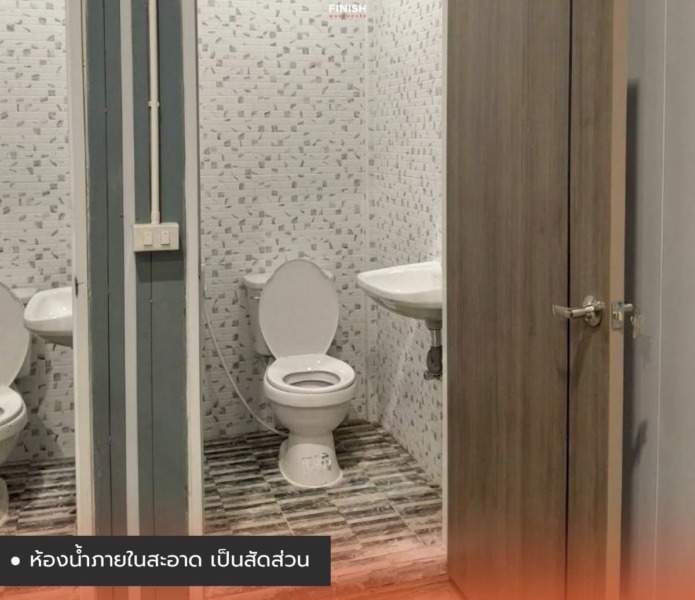โกดังให้เช่า ลําลูกกา คลอง 4 พร้อมออฟฟิศ พื้นที่ใช้สอยรวม 470 ตรม.