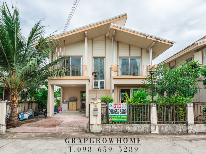ขายบ้านเดี่ยวใกล้สนามบิน พื้นที่เยอะ 56.2 ตร.ว. พร้อมอยู่ ถูกที่สุดในโครงการพฤกษา ปูริแสนแก้ว กิ่งแก้ว 37 เดินทางสะดวก เงียบสงบ ปลอดภัย
