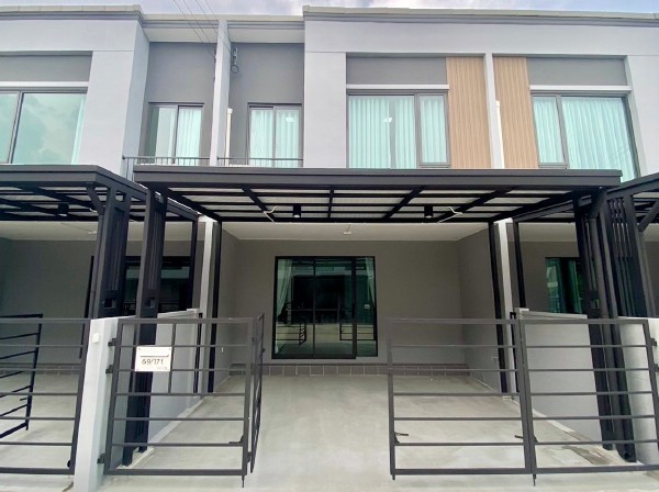 TH 1409 ให้เช่าทาวน์โฮมย่านบางพลี ขนาด 106 ตรม. โครงการ Pleno Sukhumvit Bangna2 พลีโน่ สุขุมวิท-บางนา 2 ตำบลบางแก้ว อำเภอบางพลี สมุทรปราการ เข้าออกถนนบางนา-ตราด