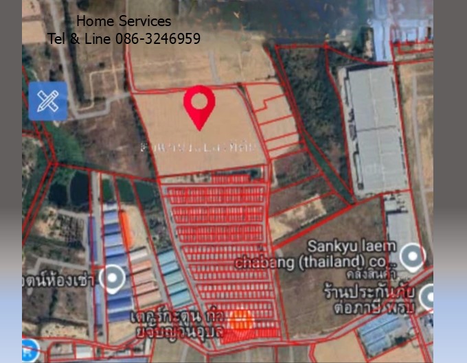 ขายที่ดิน นิคมอุตสาหกรรมอมตะ ระยอง 24 ไร่ 82 วา ถ.พนมสารคาม-สัตหีบ (ทล.331) เหมาะทำโกดัง โรงงาน