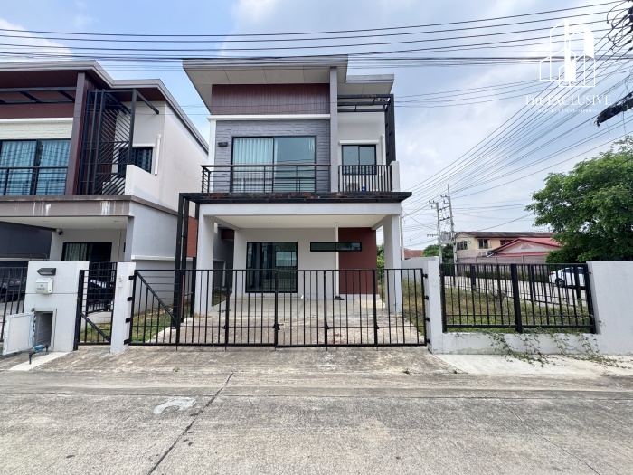 ขายบ้านแฝด หมู่บ้าน The Plant ปิ่นเกล้า-สาย 5 หลังมุม บ้านหันหน้าทางทิศเหนือ บ้านใหม่มาก