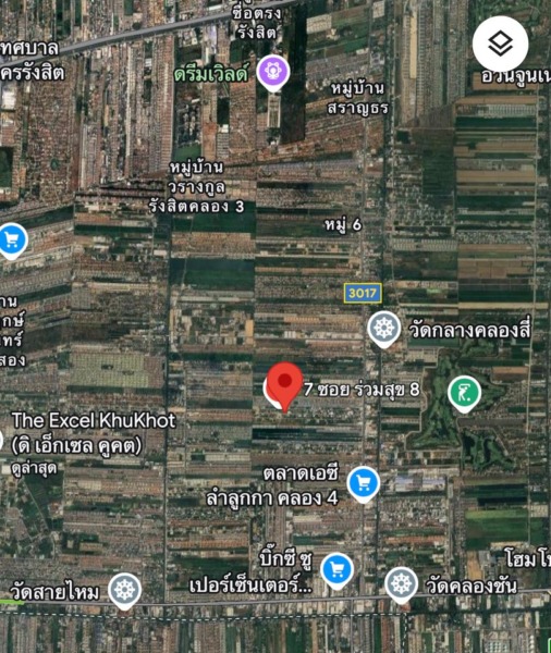 ขายที่ดิน ลำลูกกา คลอง4 พื้นที่ 200 ตร.ว.