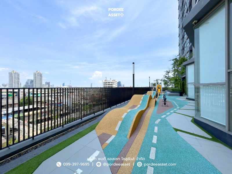 ขาย!! คอนโด นิช โมโน เจริญนคร (34.43 ตร.ม. ชั้น 9) ติด ถ.เจริญนคร ดาวคะนอง ธนบุรี เพียง 700 เมตรจากแยกบุคคโล วิวสวยริมโค้งน้ำเจ้าพระยา เดินทางสะดวก : Niche Mono Charoen Nakorn