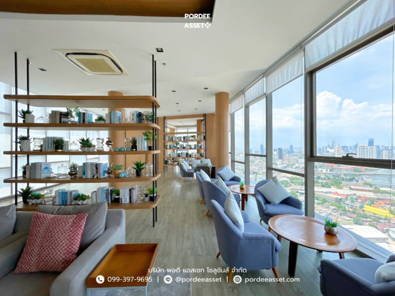 ขาย!! คอนโด นิช โมโน เจริญนคร (34.43 ตร.ม. ชั้น 9) ติด ถ.เจริญนคร ดาวคะนอง ธนบุรี เพียง 700 เมตรจากแยกบุคคโล วิวสวยริมโค้งน้ำเจ้าพระยา เดินทางสะดวก : Niche Mono Charoen Nakorn
