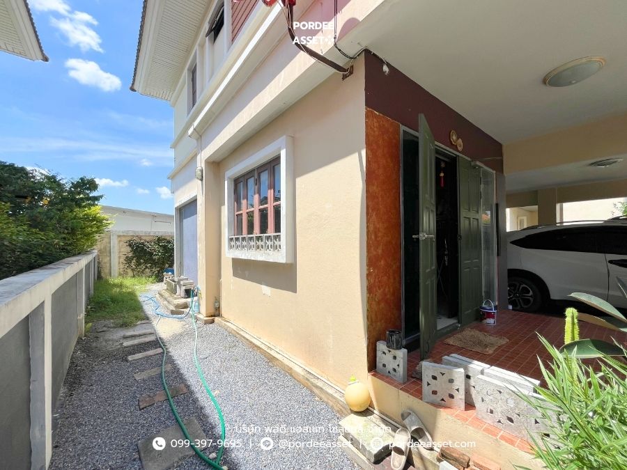 ขาย!! บ้านเดี่ยว บุณฑรีก์ รังสิต-คลอง2 (ขนาด 50 ตร.วา) ถ.เลียบคลอง คลองหลวง ปทุมธานี : Baan Boondaree Rangsit-Klong 2